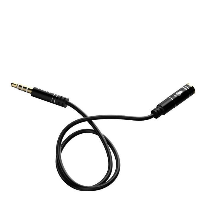 Dudao 4 polowy kabel przewód przedłużacz AUX do słuchawek z mikrofonem