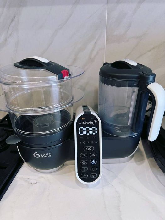 Блендер-пароварка Babymoov Nutribaby+, серый