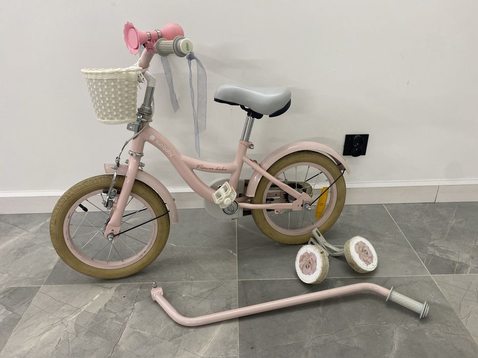 Rowerek subaby flower bike rozowy
