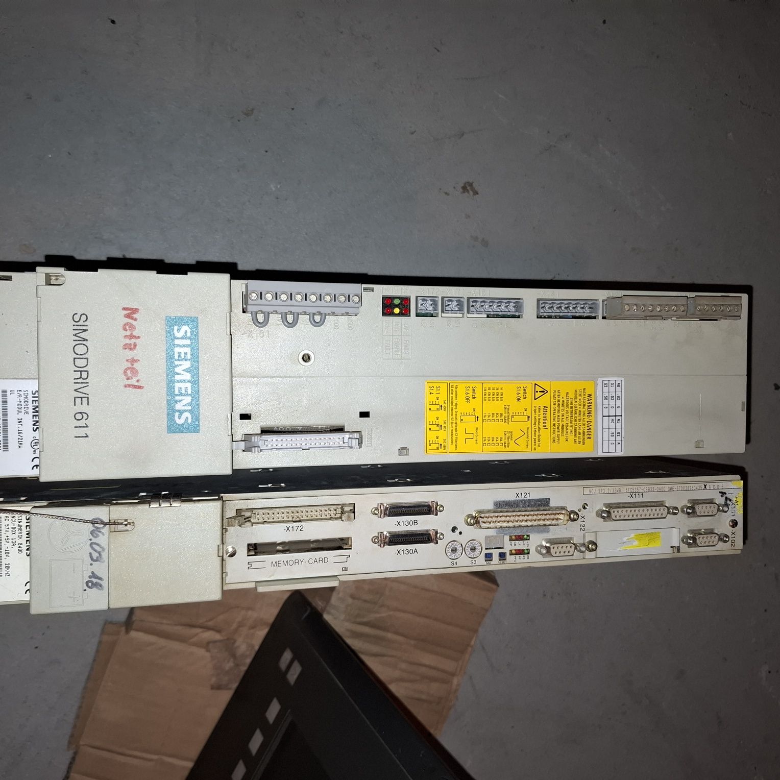 Zestaw: Sinumerik 840D, Simodrive 611 E/R, Sinumerik PCU50