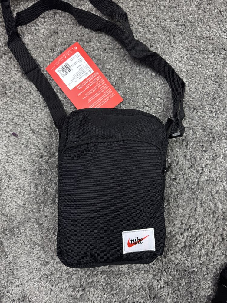 Сумка Nike tech fleece найк месенджер через плече