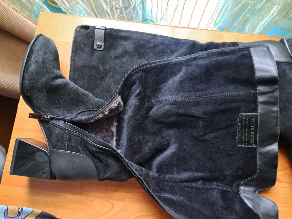 Замшеві зимові чоботи Vito Rossi