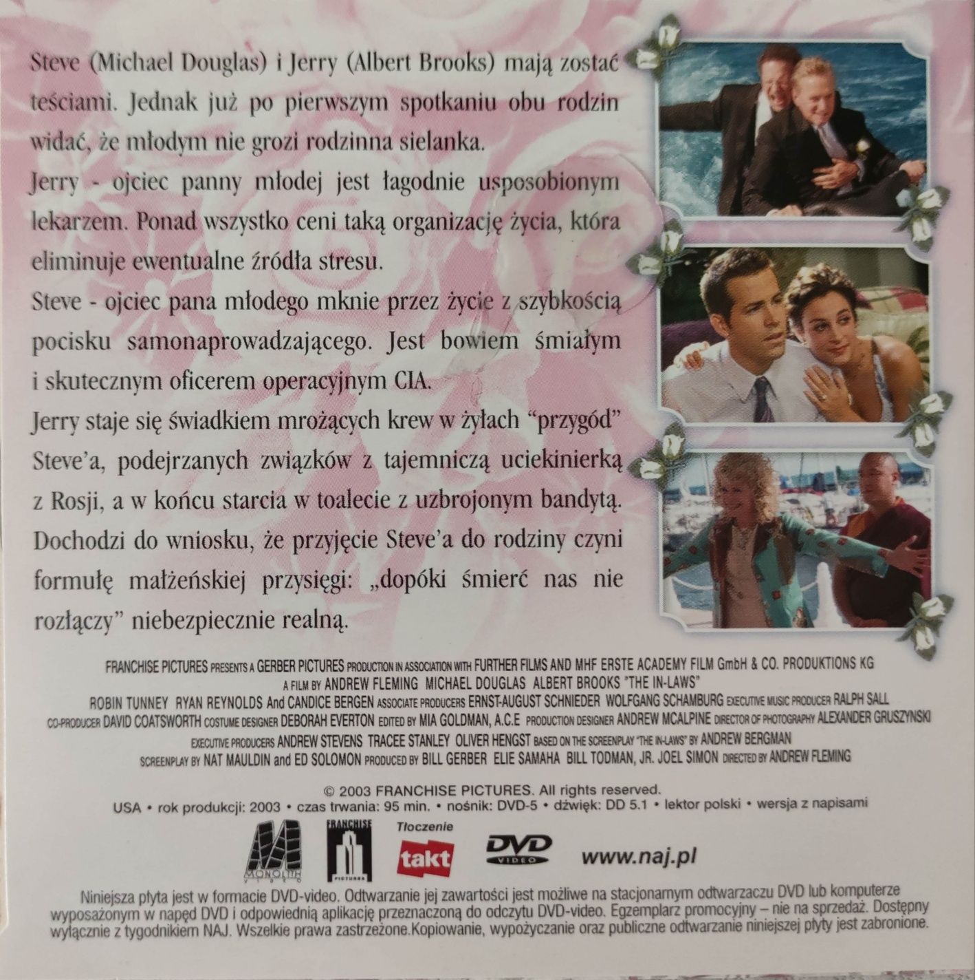 Teściowie Michael Douglas Albert Brooks DVD lektor, 2003 komedia