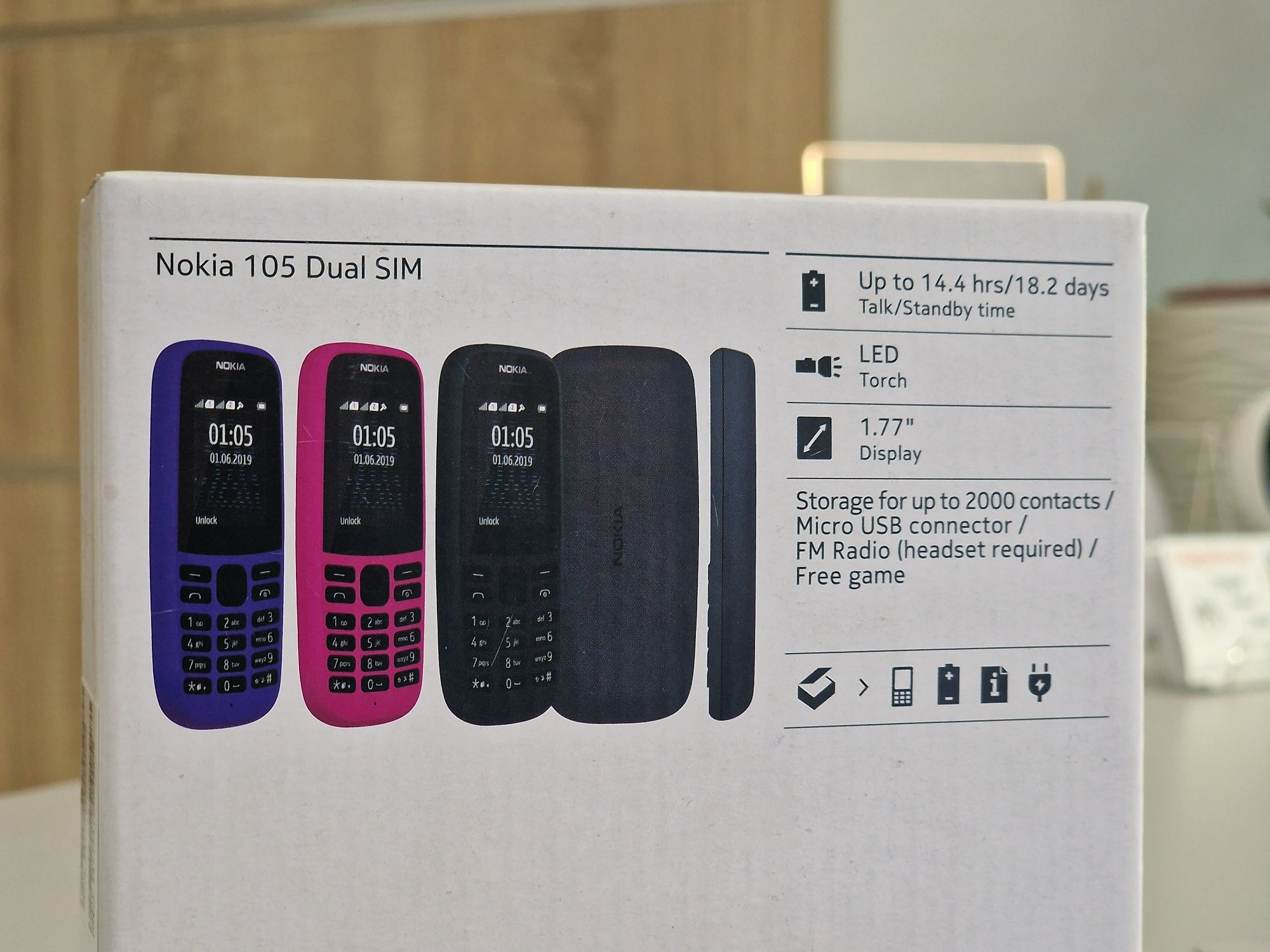 Мобільний телефон Nokia 105 TA-1174 Black Dual Sim