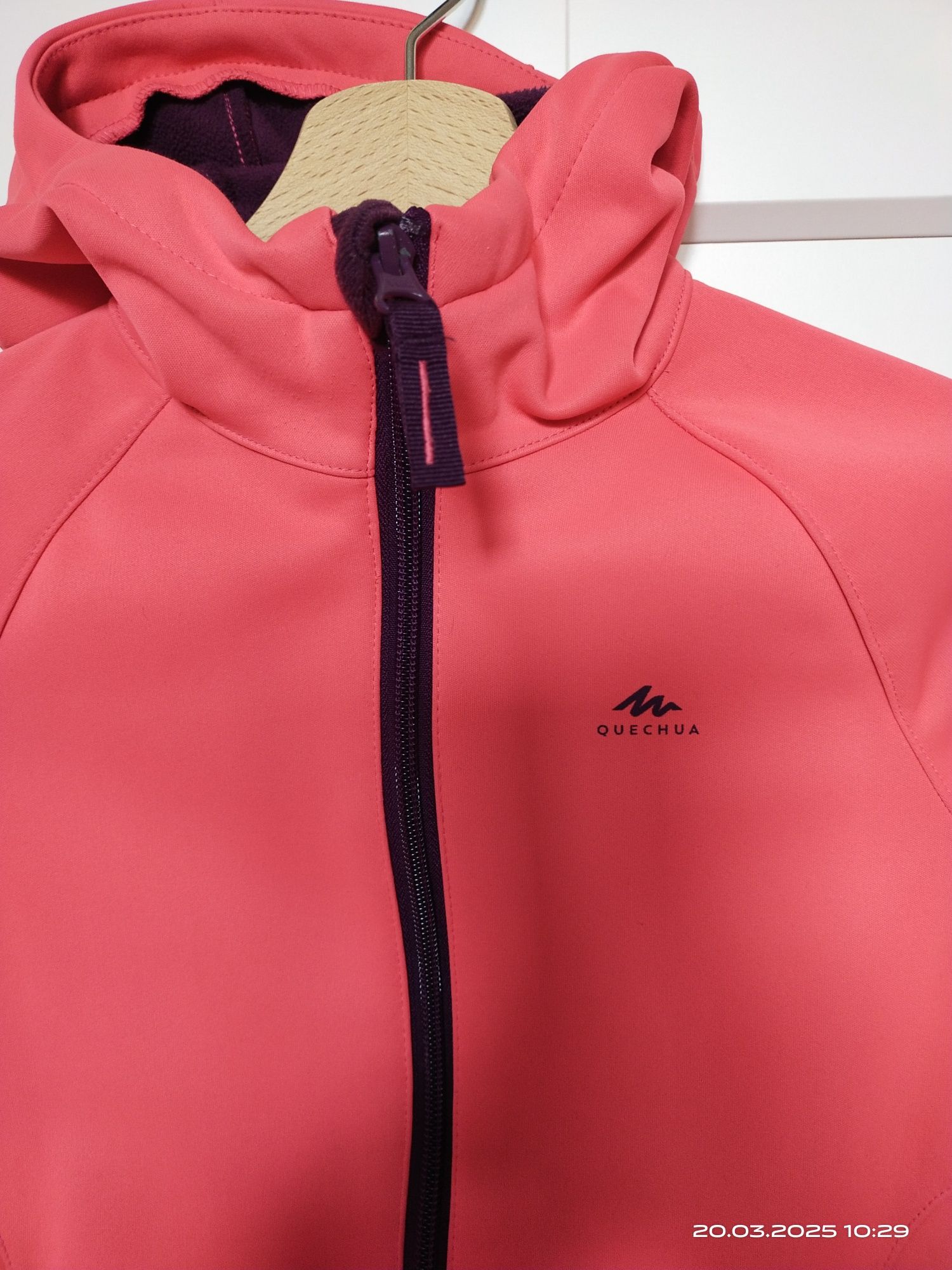Quenchua Kurtka softshell roz 122 cm