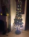 Árvore se Natal vintage Gato Preto