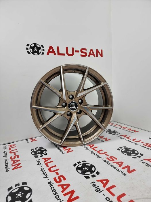 Nowe alufelgi SKODA 18" 5x112 KaroQ KodiaQ Octavia SuperB - Złote