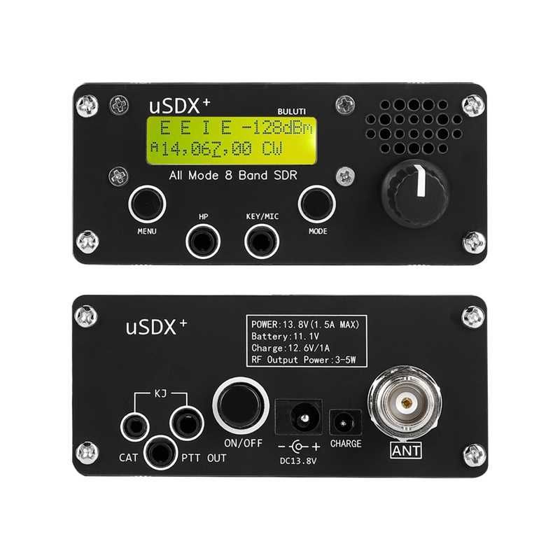 USDR USDX+ Plus V2  HF 8 pasmowy SDR QRP Transceiver