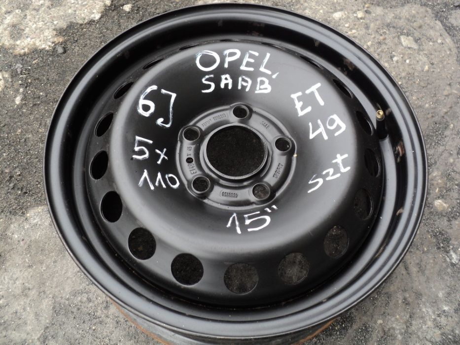 Opel 15" 5x110 6J Et49 Sztuka