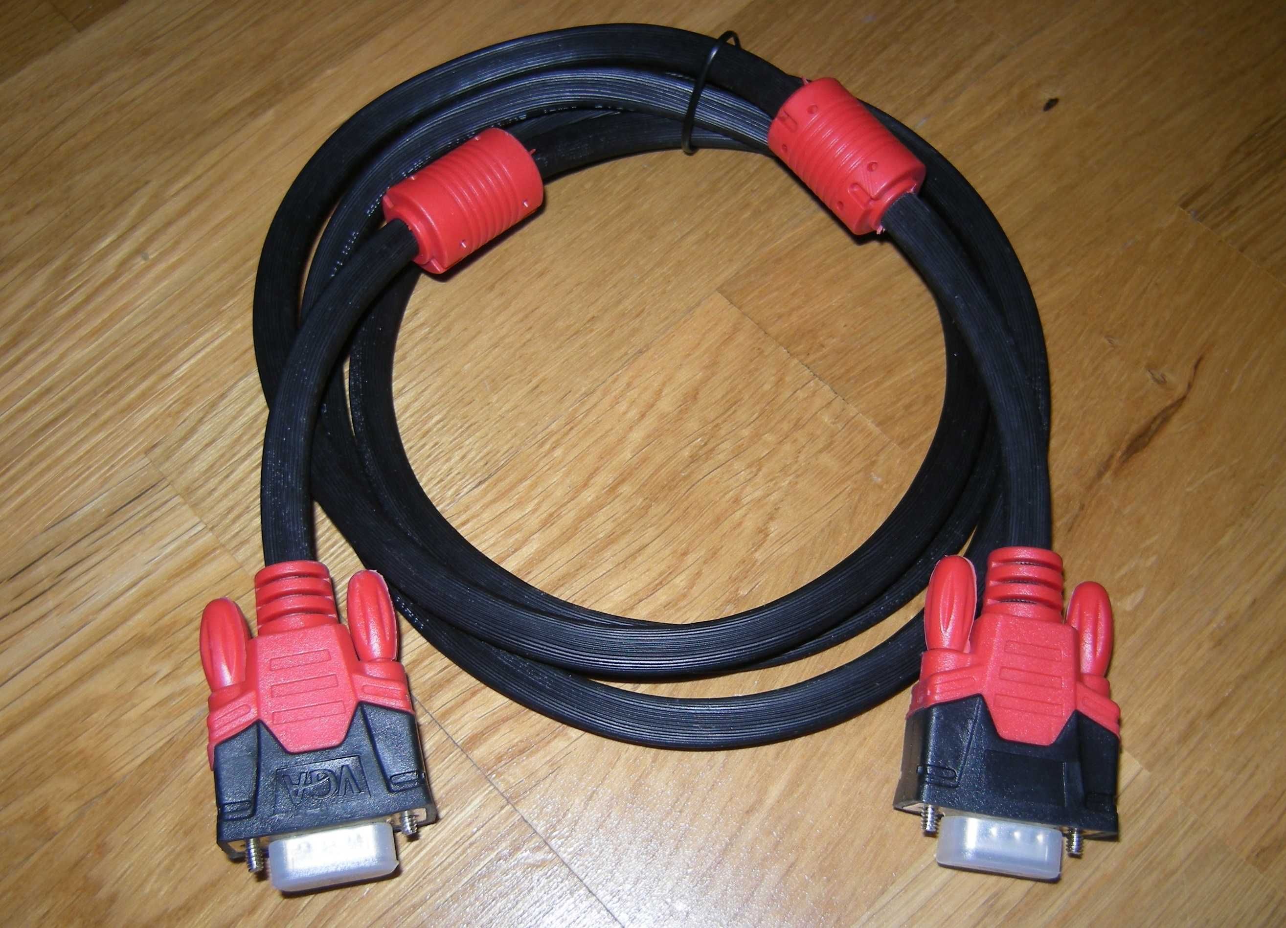 Шнур VGA к монитору 1,5м с фиритами