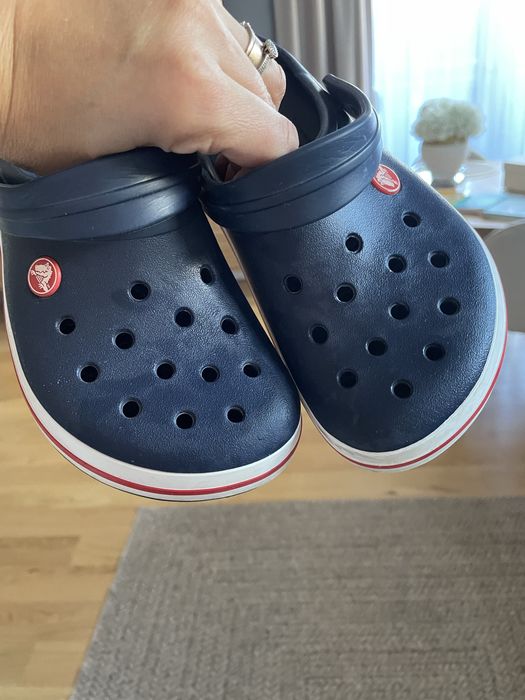 Crocs 5 granatowe