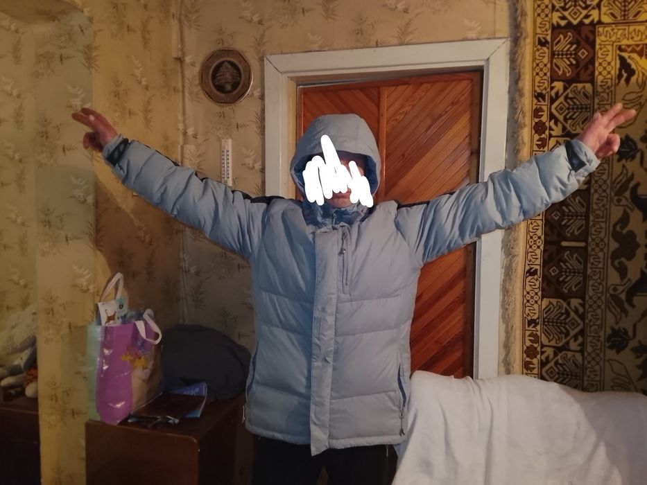 Чоловічий зимовий пуховик outventure 50 розмір