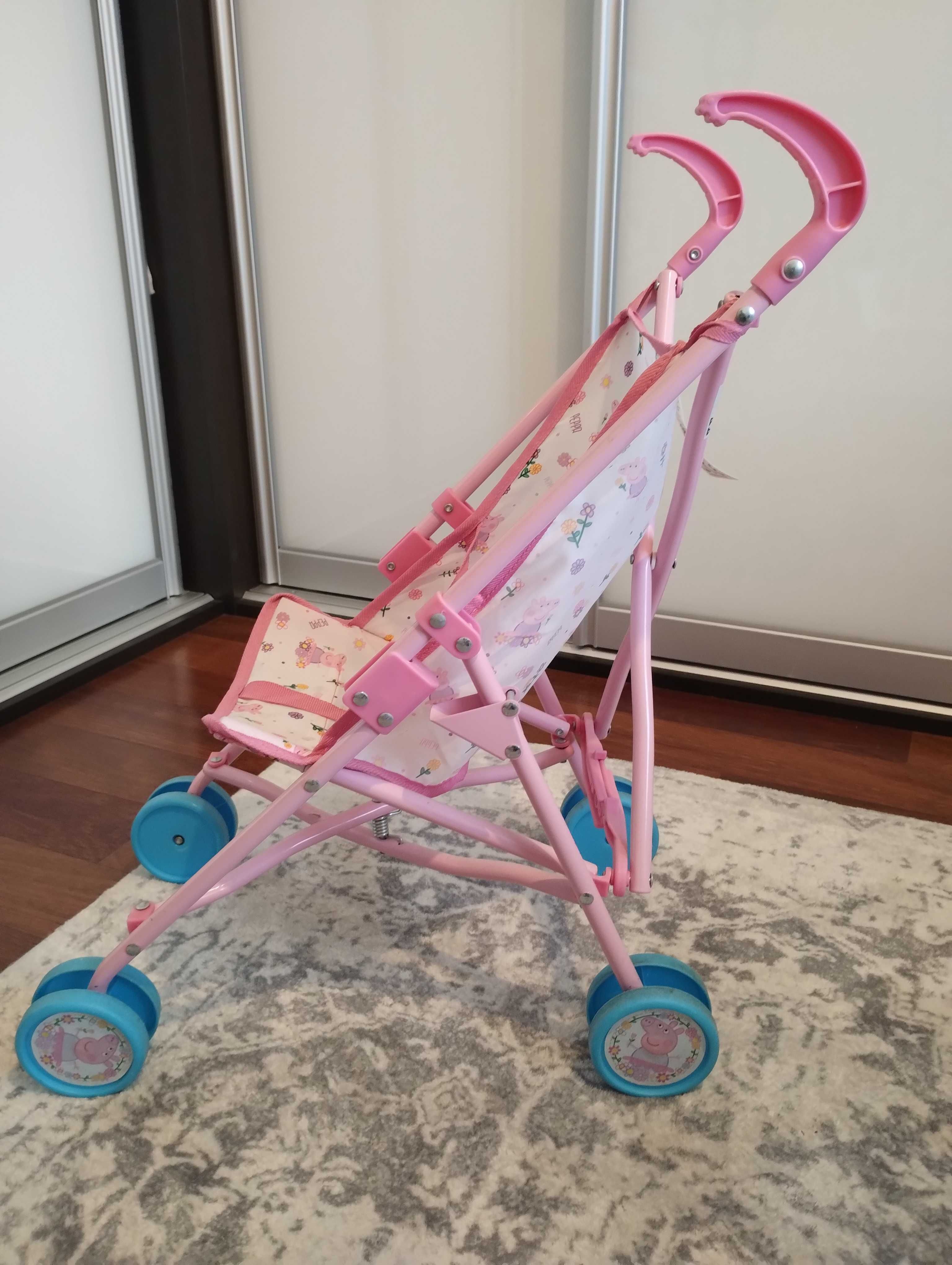 Świnka Peppa spacerówka wózek dla lalek