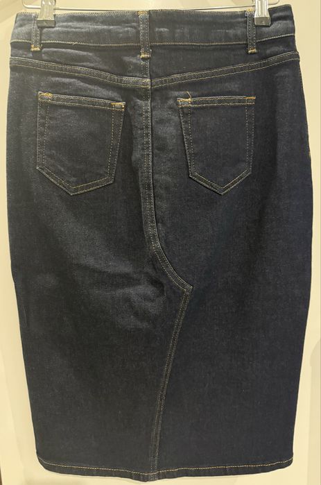 Юбка джінсова темно синього коліру