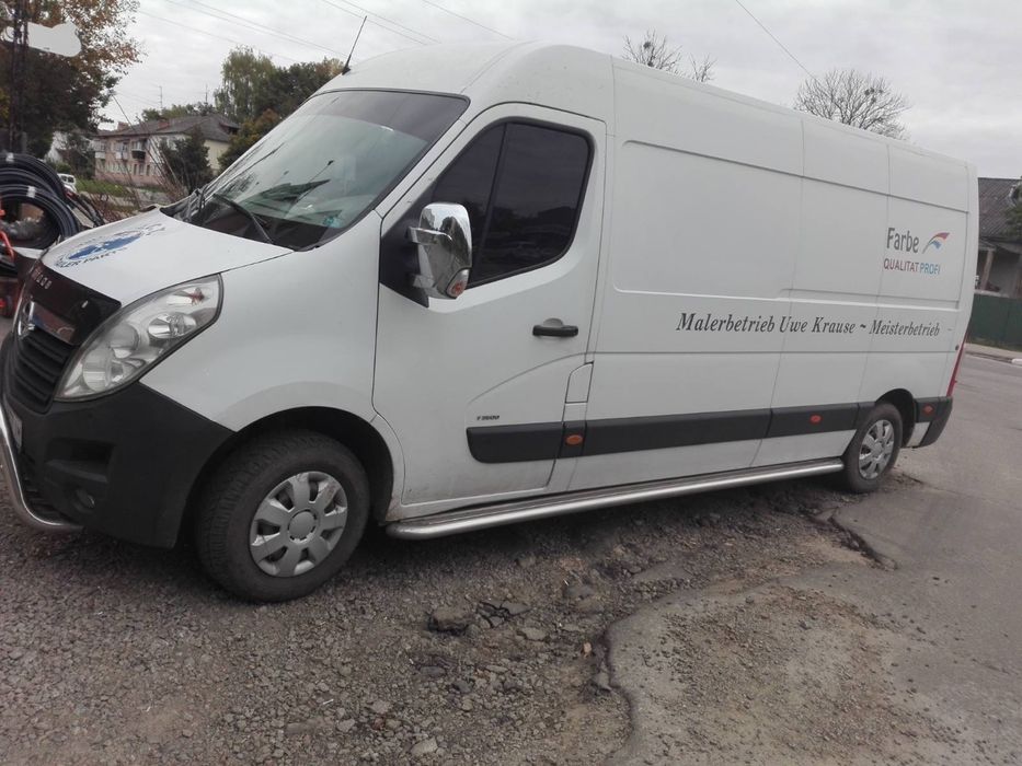 Кенгурятник для Renault Master 2010+ Пороги Подножки Хром Тюнинг