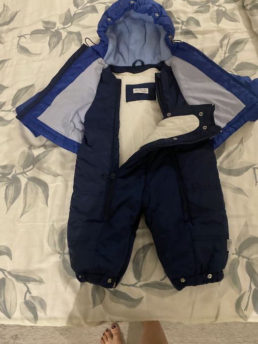 Демісезонний  теплий осінній зимовий комбінезон комбез на хлопчика 74