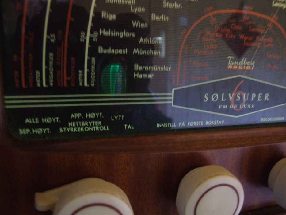 Tandberg Solvsuper 6 FM De Luxe Vintage Unikat Antyk