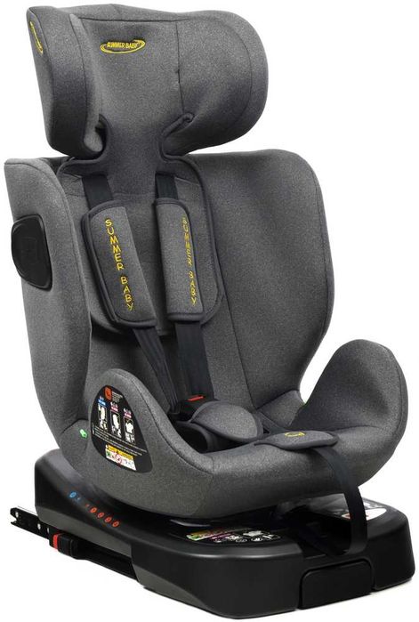 Fotelik Samochodowy COMO 40-150CM Obrotowy 360° ISOFIX z Nogą i-Size