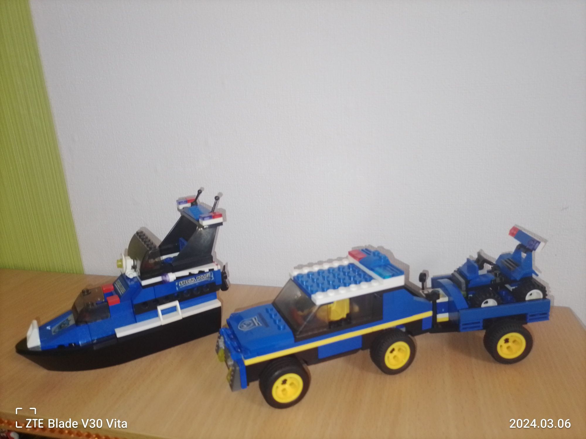 Lego, конструктор лего поліцейське відділення,база,авто, поліція,катер