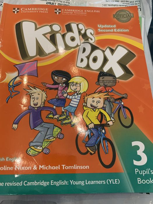 Manual escolar Cambridge 3 e caderno de fichas