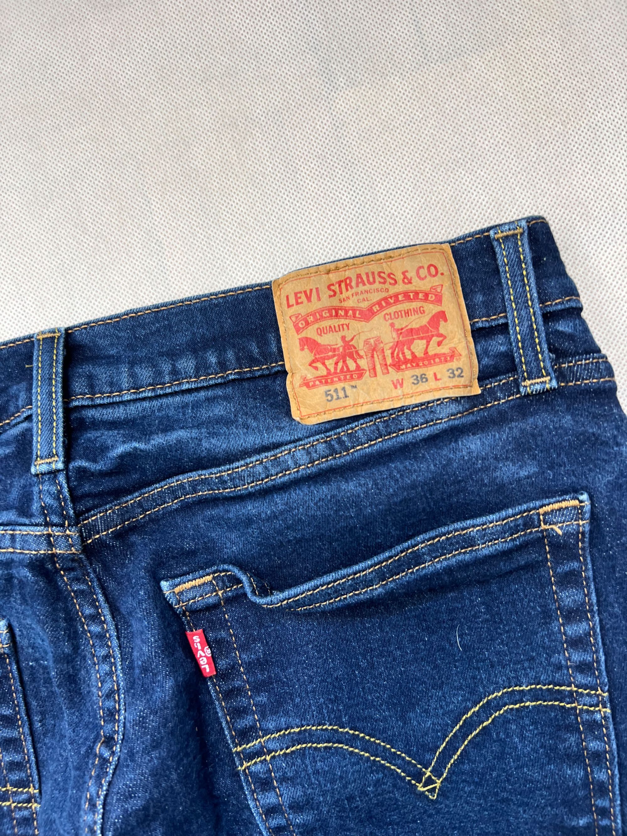 Spodnie Levi’s 511 baby blue jeans vintage