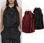 Блуза класична в двох кольорах Massimo Dutti