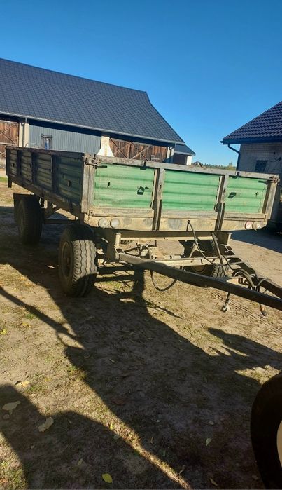 Przyczepa rolnicza 4.5T zarejestrowana niska