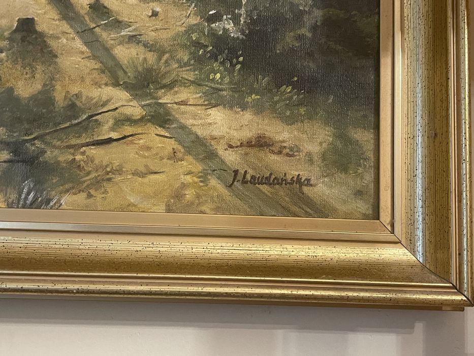 Sześć obrazów cztery pory roku w Polsce Laudańska