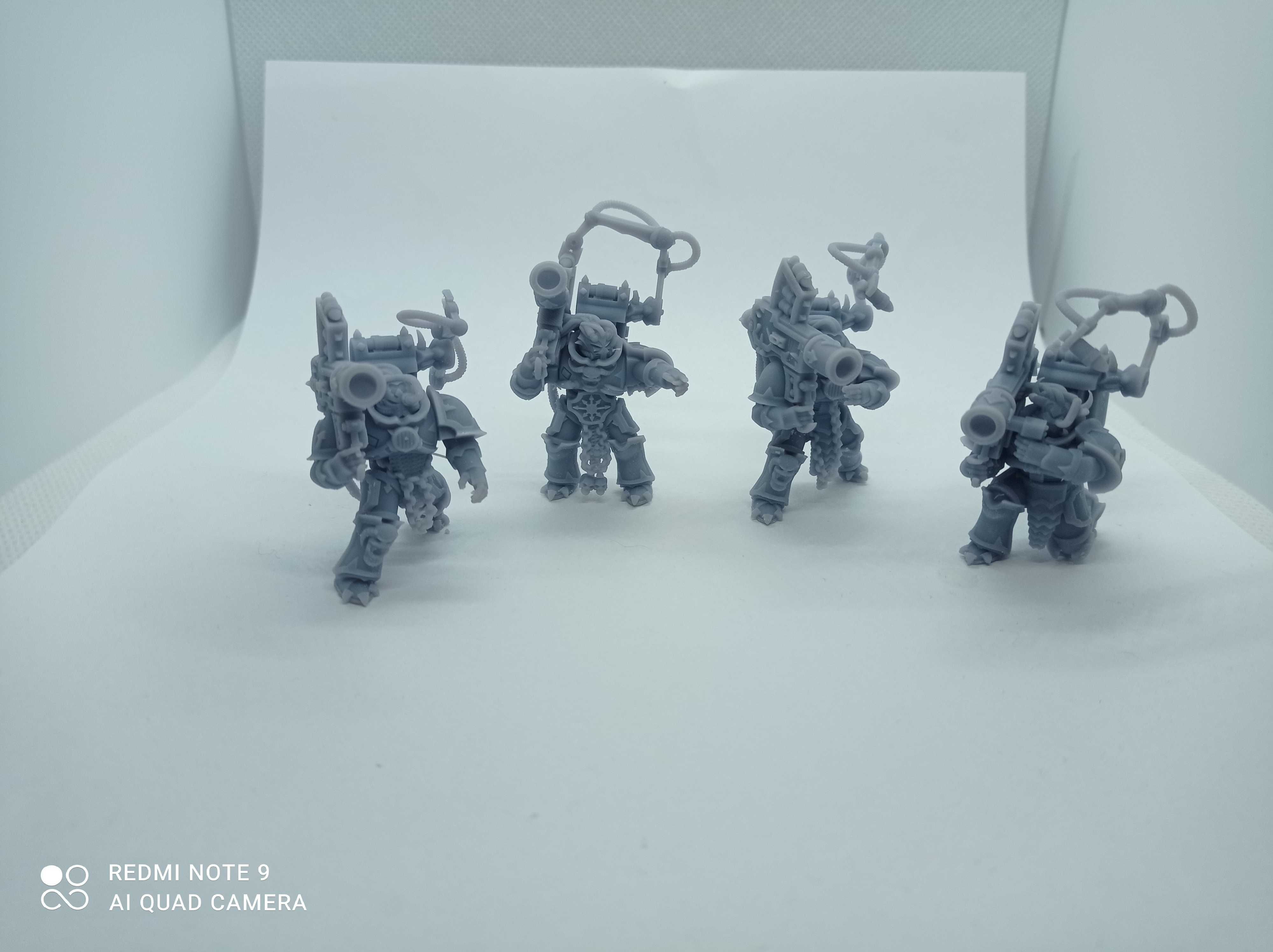 Model Chaos Marines heavy weapon rocket Warhammer 40k druk 3D