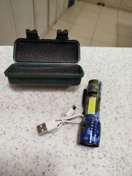 Фонарик с зарядкой USB