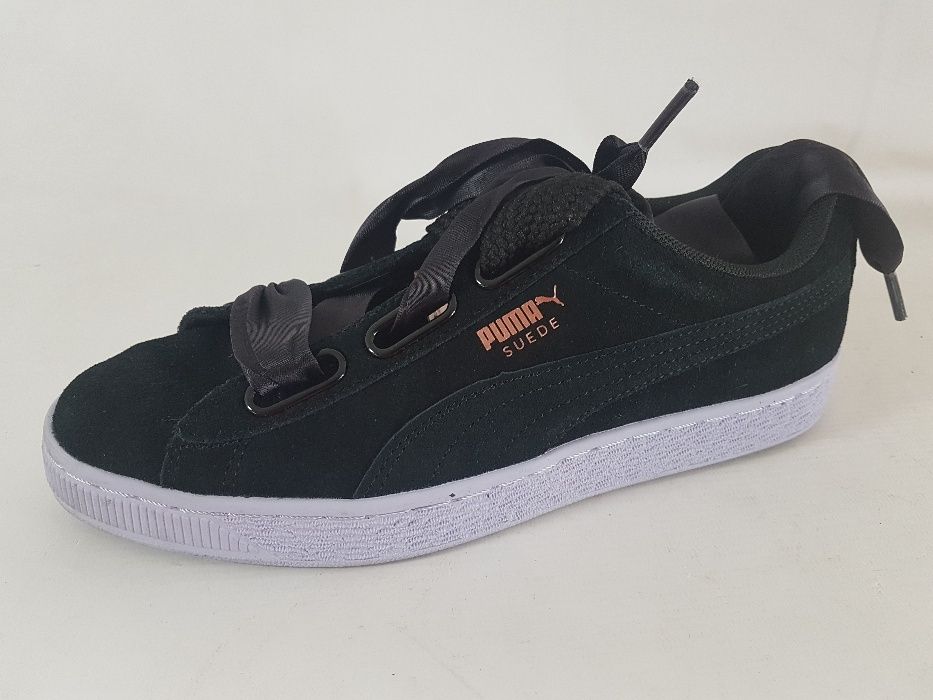 BUTY PUMA SUEDE HEART VR czarne adidasy damskie R38