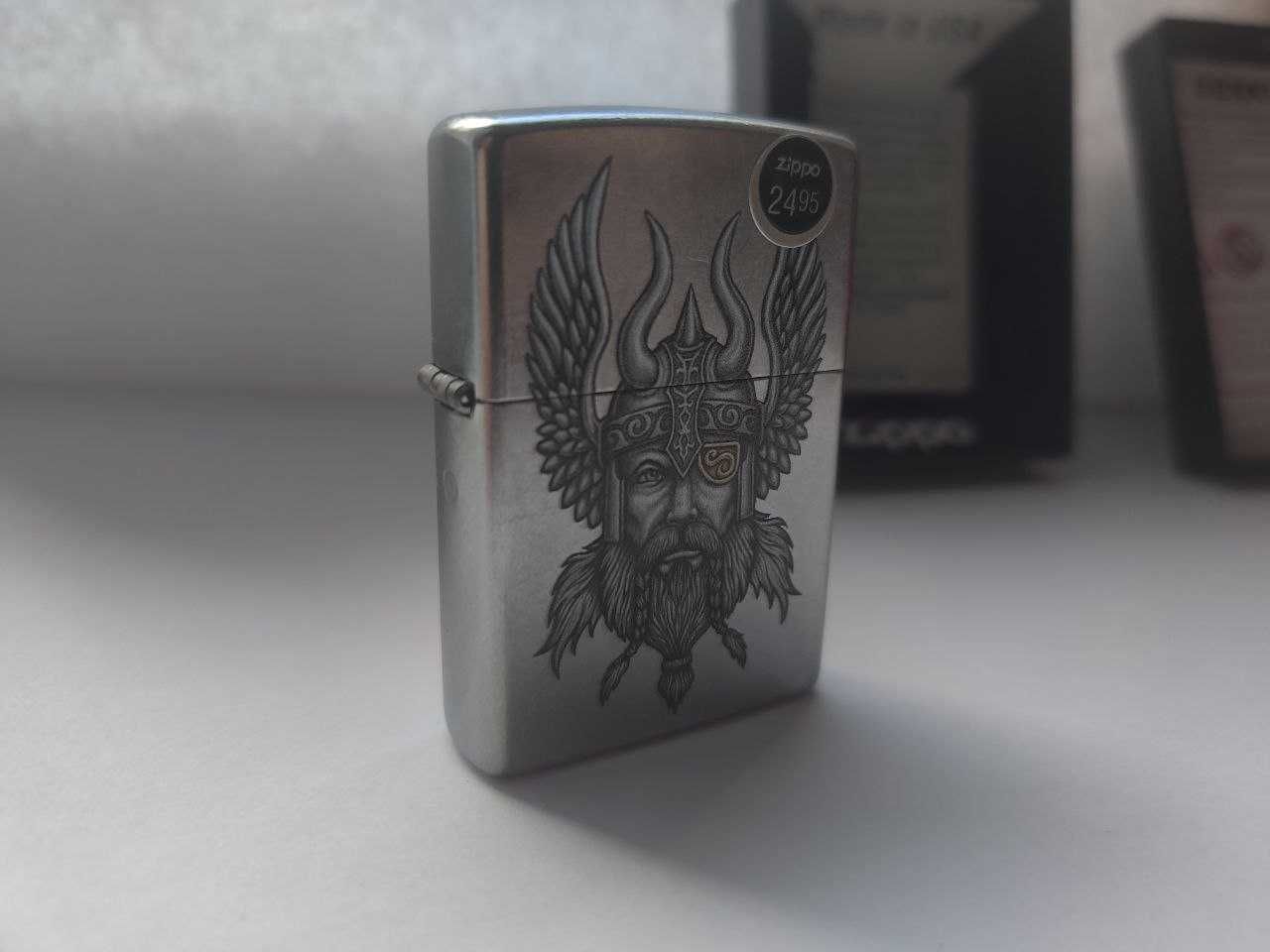 NEW! Zippo зажигалка Дракон Викинг Подарок