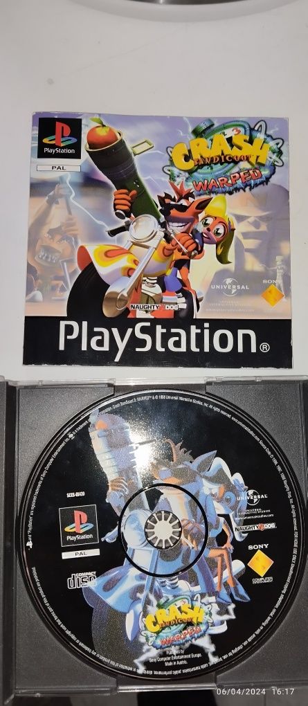 Jogo Crash Bandicoot warped PlayStation 1