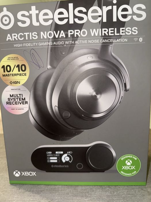 Sluchawki arctis nova pro wireless z dodatkiem xbox