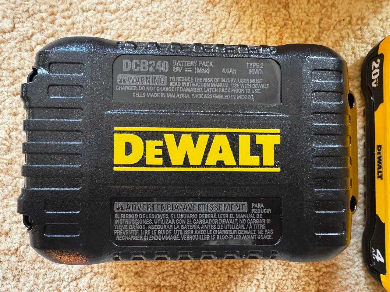 Нові Оригінальні запаковані акумулятори DEWALT 18/20V DCB204 4Ah