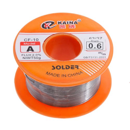 Fio Solda 0.6mm 63/37 / Solda Mecânica / Fluxo