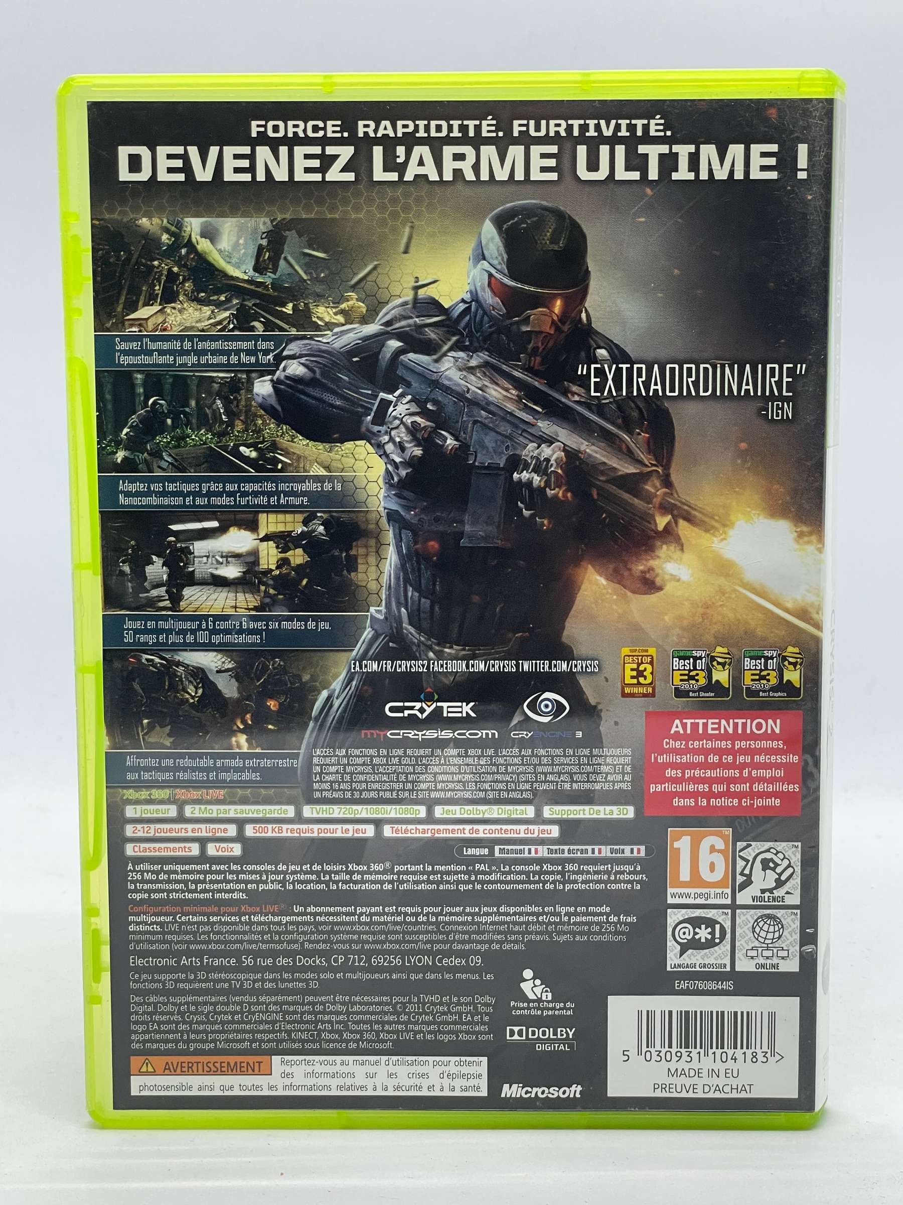 Crysis 2 XBOX 360