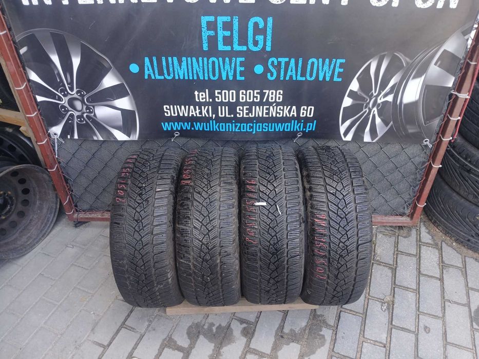 4x używane opony zimowe 205/55 R16 Fulda 2022r Gwarancja Montaż