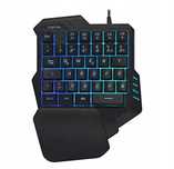 LogiLink ID0181 Klawiatura mechaniczna do gier LED USB Mac OS mała RGB
