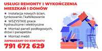 Remonty i wykończenia mieszkań i domów