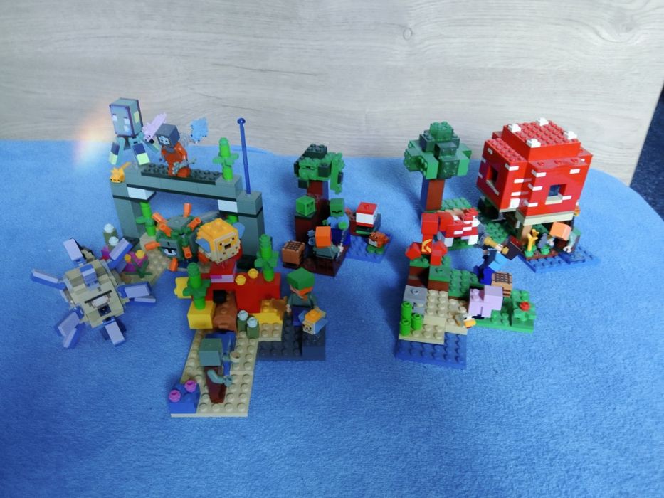 Klocki LEGO Minecraft 13 zestawów