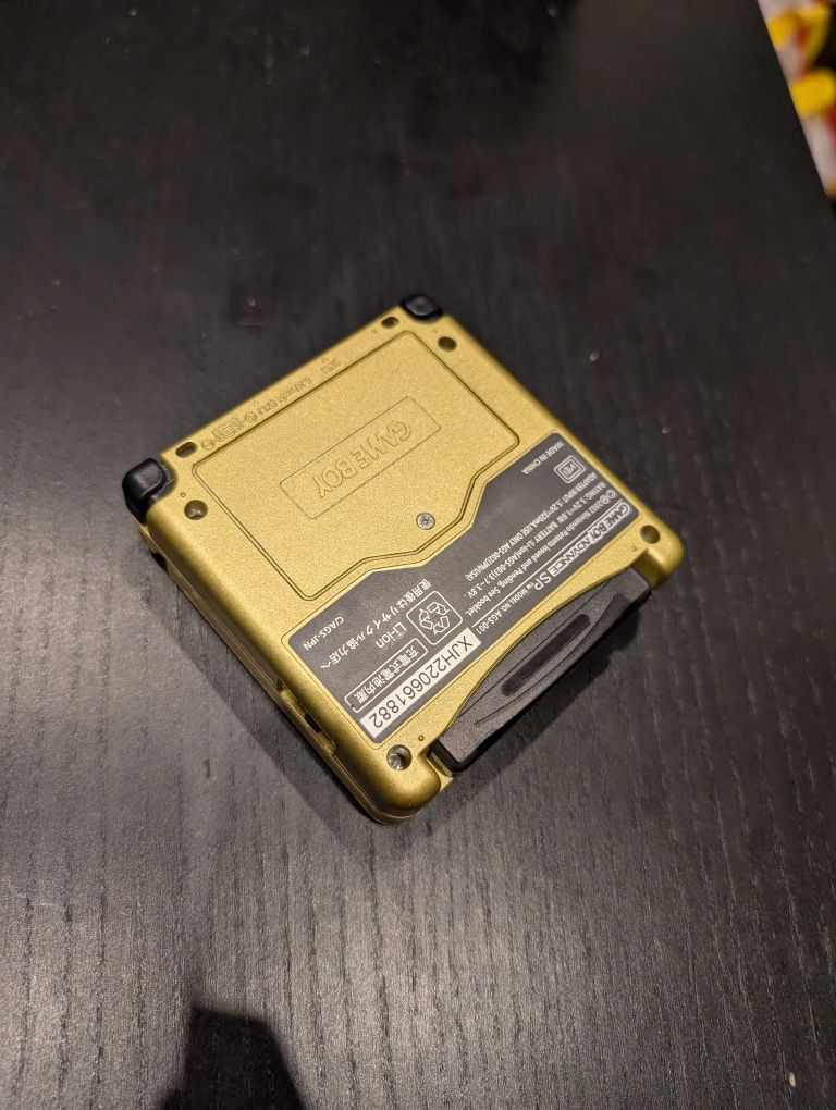 GameBoy Advanced SP Zelda + Mod Ecrã IPS + Flashcart Todos os Jogos