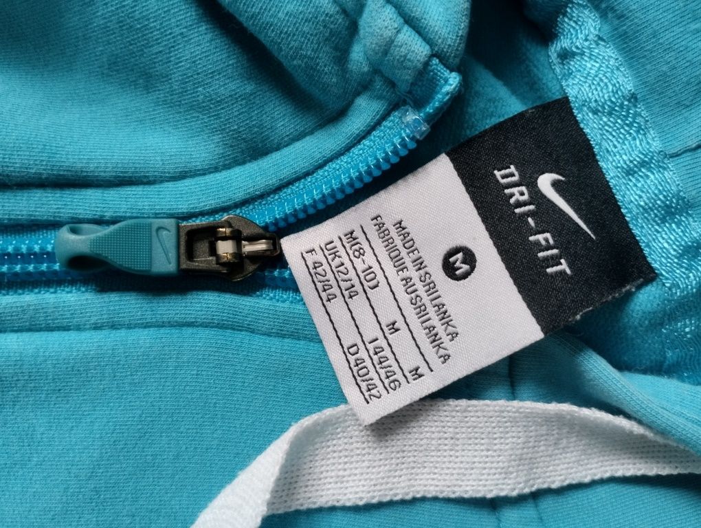 Nike orginał Dri-fit bluza kurtka z kapturem rozpinana treningowa S/M
