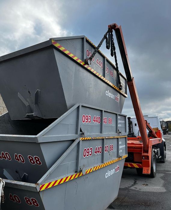 Вивіз сміття контейнером 5-10т/оренда контейнера
