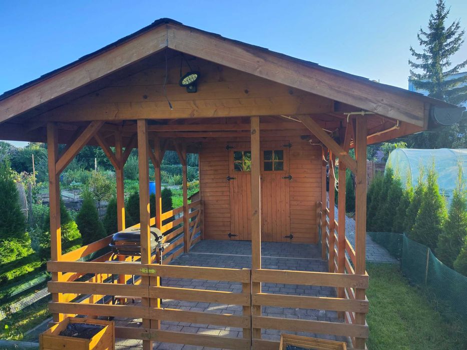 Działka ROD z domkiem i altaną Staszów, ul. Langiewicza