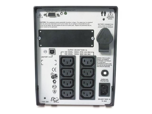 APC Smart-UPS 1000 ВА 230 В, чиста стнусоїдаДБЖ, УПС, ИБП