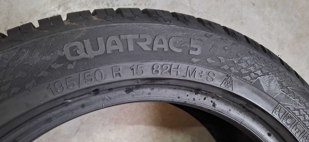 2x  Opony Całoroczne 195/60/15 Vredestein  7mm Montaz Wysyłka