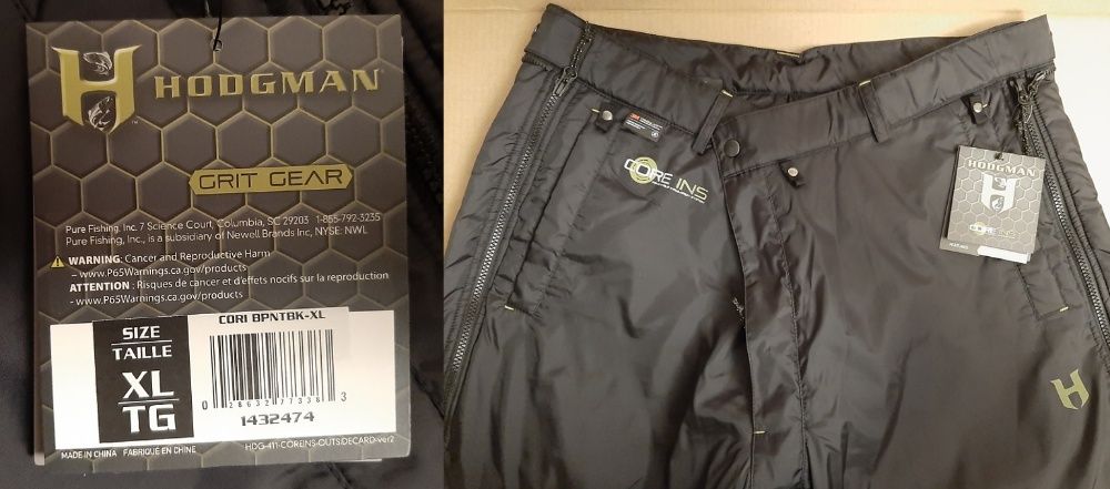 Spodnie wędkarskie ocieplacze Hodgman Core INS™ Bib Liner Pant