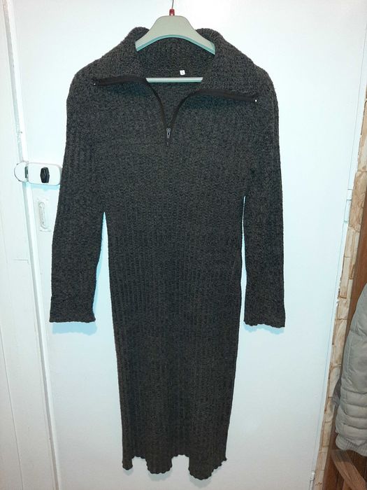 sukienka sweterkowa l , sukienka jesienna l, sukienka z dzianiny xl