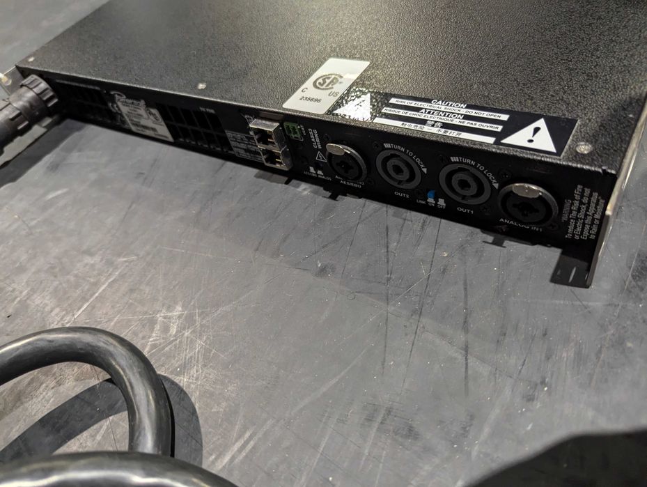 Powersoft K10 DSP AESOP + Adapter, przepracowane 57 godzin, GWARANCJA